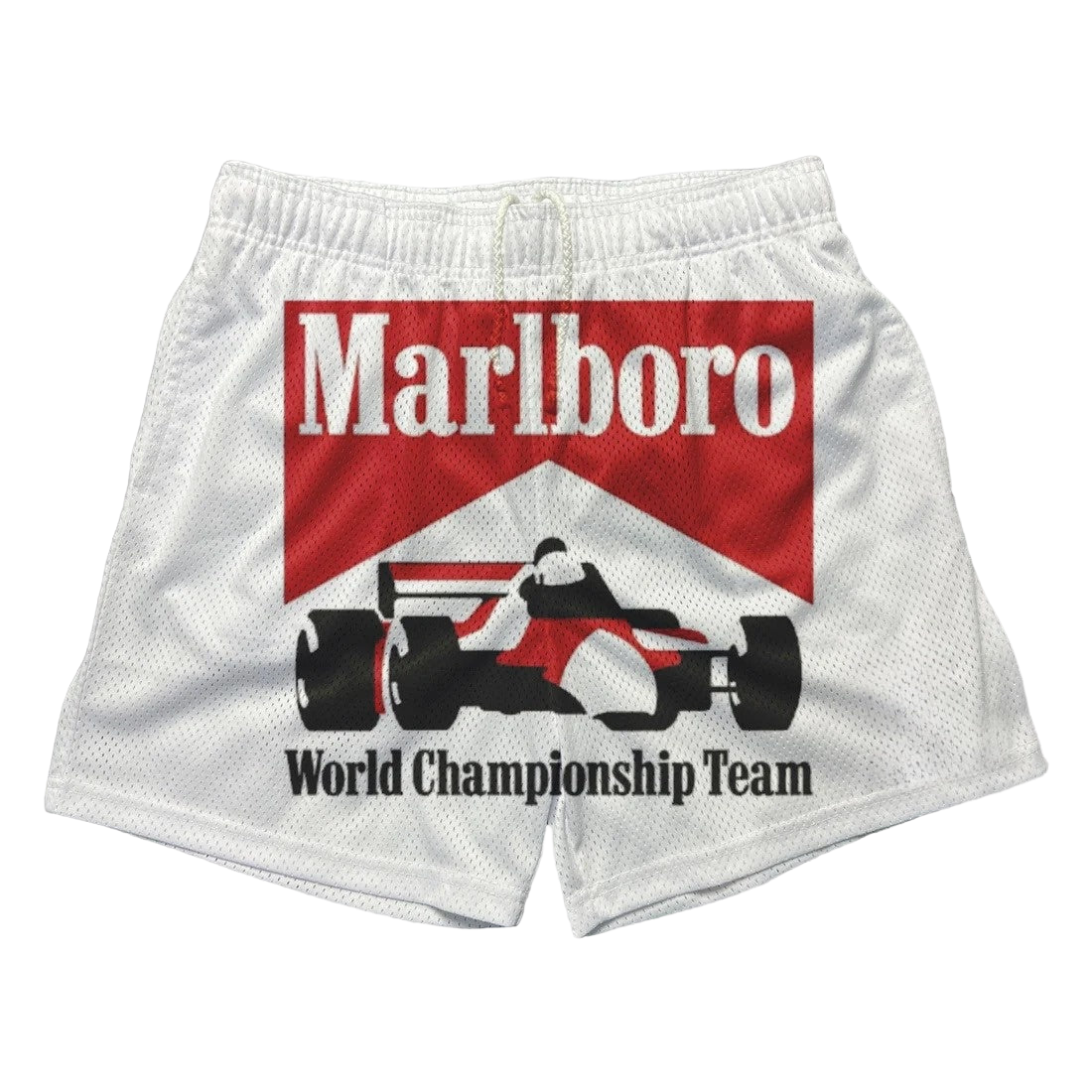 a white shorts with the words world championship team printed on it