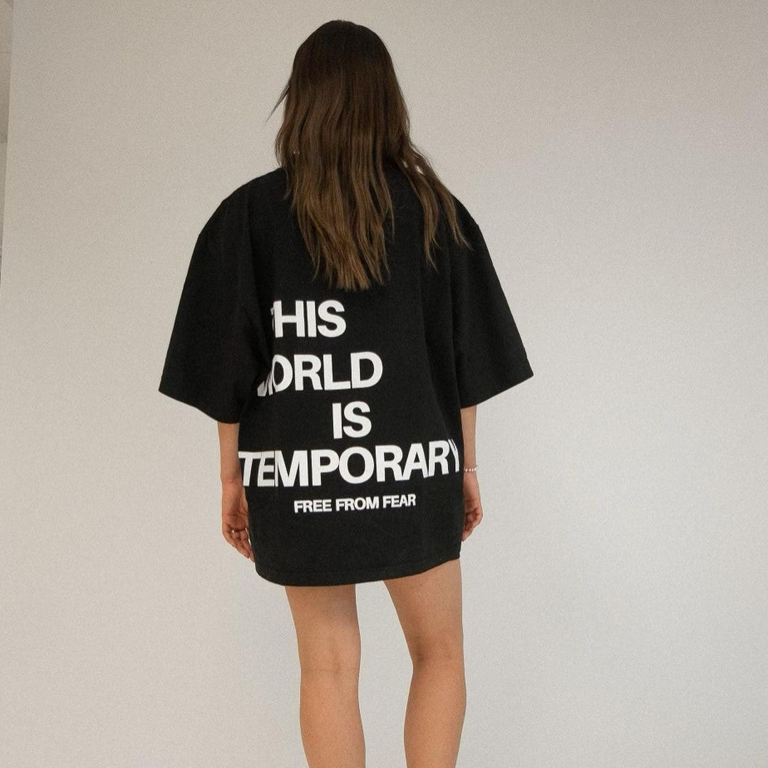 THIS WORLD IS TEMPORARY TEE